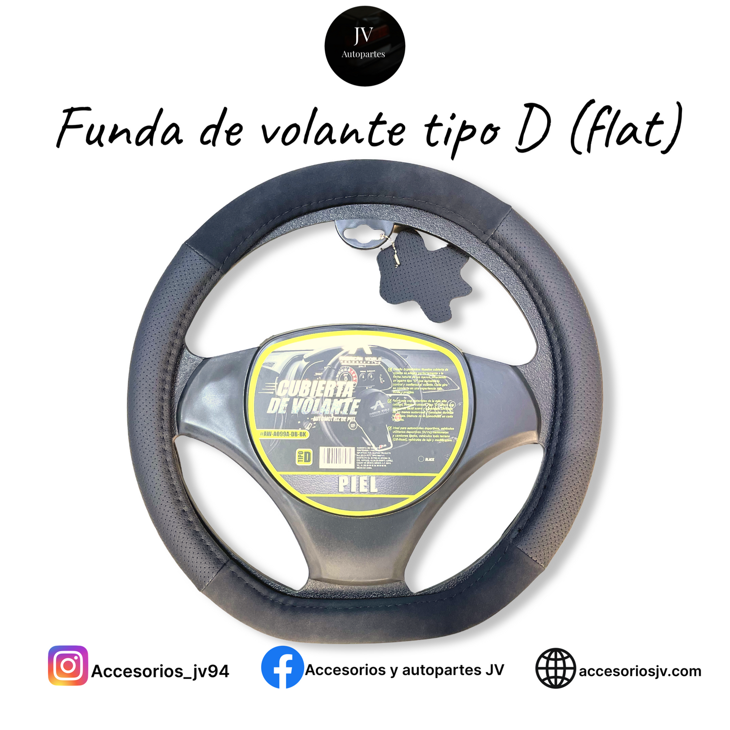 Funda de volante tipo D (flat) 099A-D