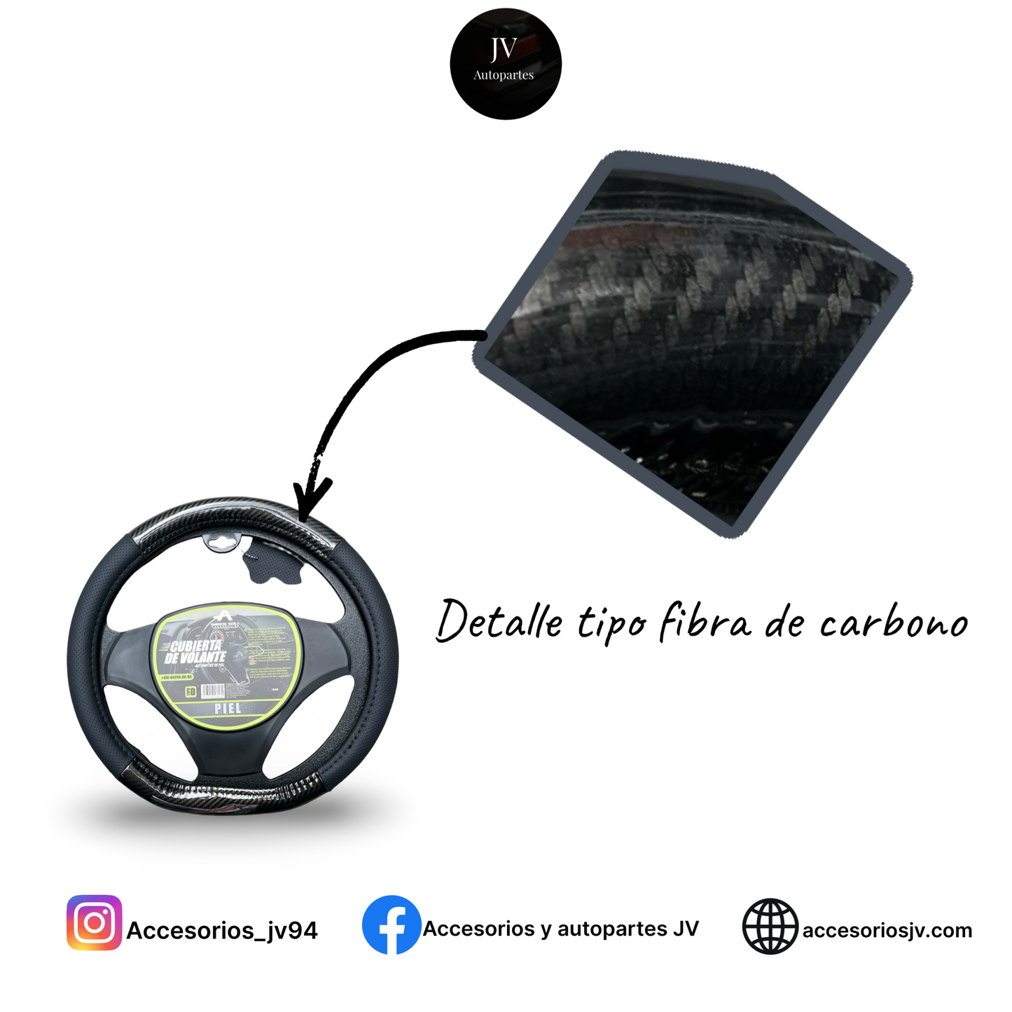 Funda de volante tipo D (Flat) 099A-DBK