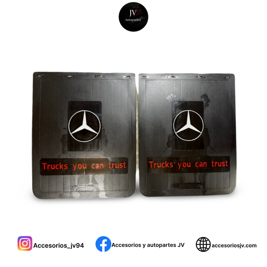 Par de loderas para tráiler- Mercedes