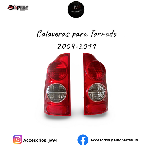 Par de calaveras para tornado 2004-2011